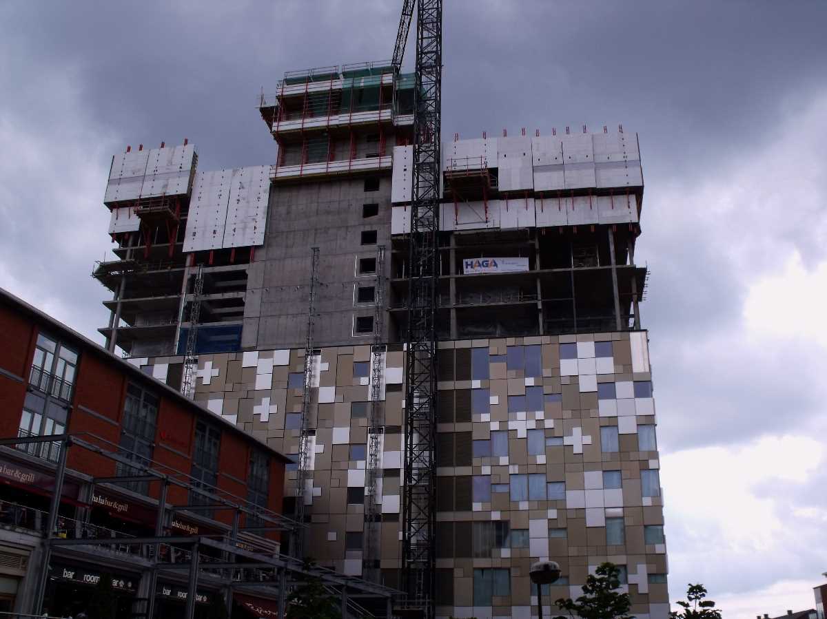 The Cube from the last year of construction in 2009 till it was completed in 2010